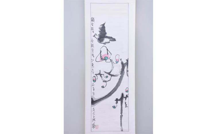 Shanghai Zhang Guiming flower and bird picture axis